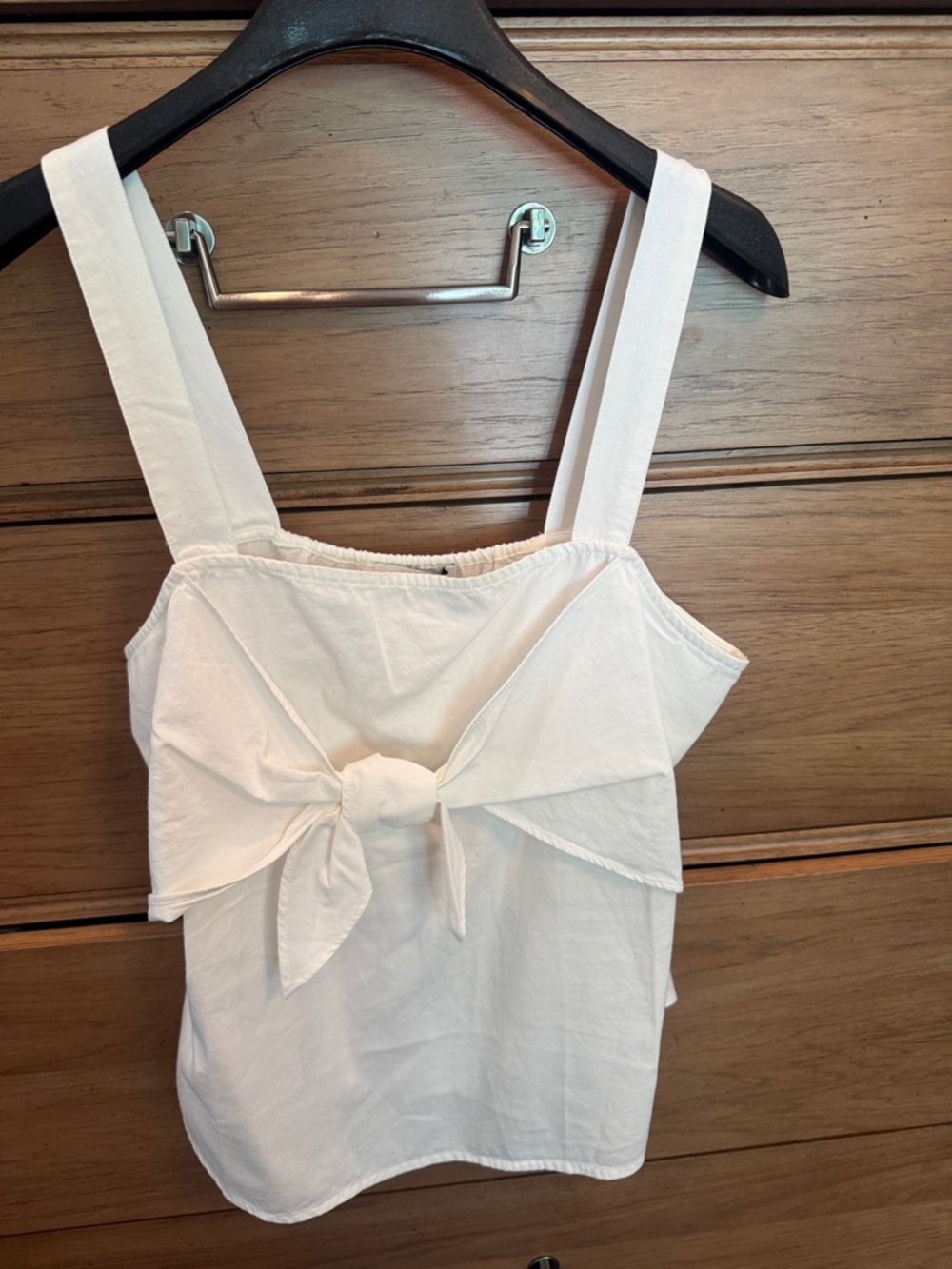 Madewell tie front tank